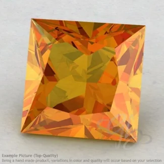 Citrine Square Shape Calibrated Gemstones