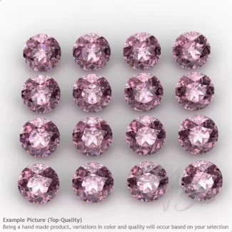 Pink Tourmaline Round Shape Micro Gemstones