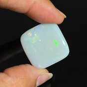 Australian Opal 21.92x21.77mm Smooth Square Cushion AA Loose Cabochon - 182756