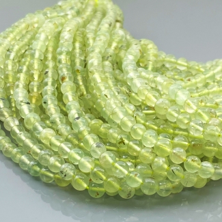 Prehnite 6mm Smooth Round AA Gemstone Beads Lot - 182868