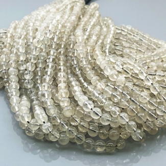 Black Rutile 6mm Smooth Round AA Gemstone Beads Lot - 182879