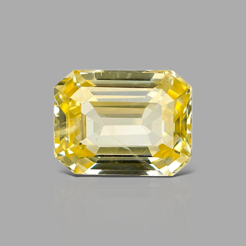 Yellow Sapphire 15x11.50x7.80mm Step Cut Octagon AA+ Loose Gemstone - PK-182911