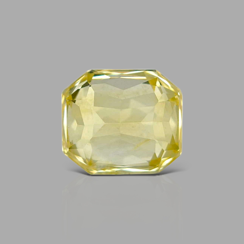Yellow Sapphire 12.24x10.69x8.51mm Step Cut Octagon AAA Loose Gemstone - PK-182922