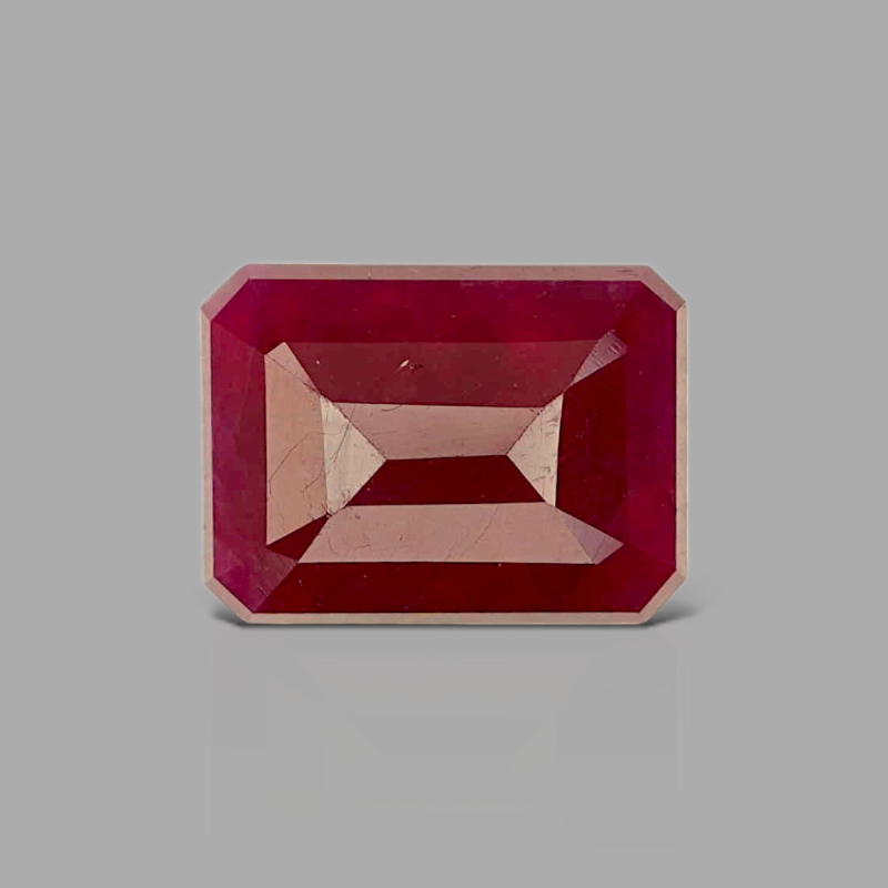 Ruby 11.32x8.35x4.30mm Step Cut Octagon A Loose Gemstone - RS-182771