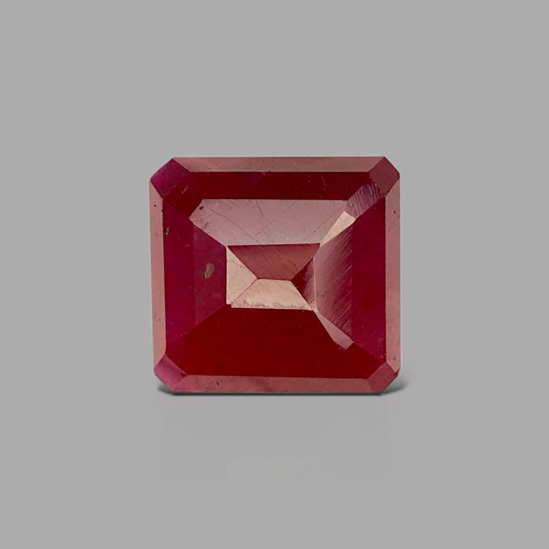 Ruby 9.93x9.37x5.40mm Step Cut Octagon A Loose Gemstone - RS-182770