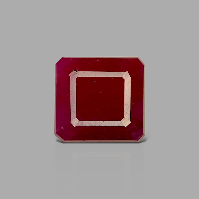 Ruby 9.93x9.37x5.40mm Step Cut Octagon A Loose Gemstone - RS-182770