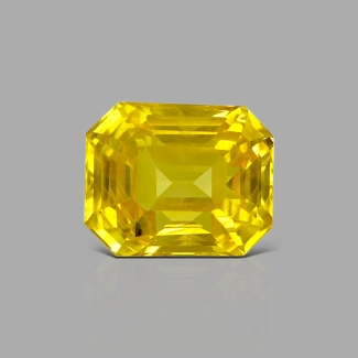 Yellow Sapphire 16.40x13.35x11.10mm Step Cut Octagon AAA Loose Gemstone - 182717