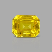 Yellow Sapphire 16.40x13.35x11.10mm Step Cut Octagon AAA Loose Gemstone - 182717