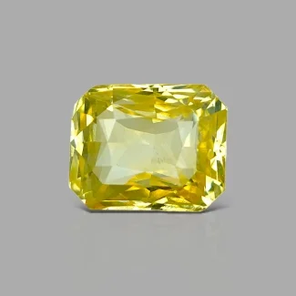 Yellow Sapphire 10.92x8.87x6.90mm Step Cut Octagon AA+ Loose Gemstone - 182675