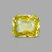 Yellow Sapphire 10.92x8.87x6.90mm Step Cut Octagon AA+ Loose Gemstone - 182675