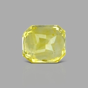 Yellow Sapphire 10.21x8.90x7.70mm Step Cut Octagon AA+ Loose Gemstone - 182632