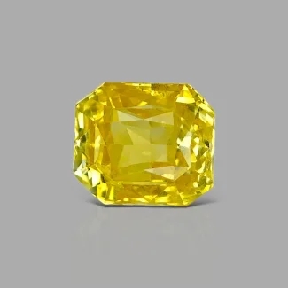 Yellow Sapphire 10.21x8.90x7.70mm Step Cut Octagon AA+ Loose Gemstone - 182632