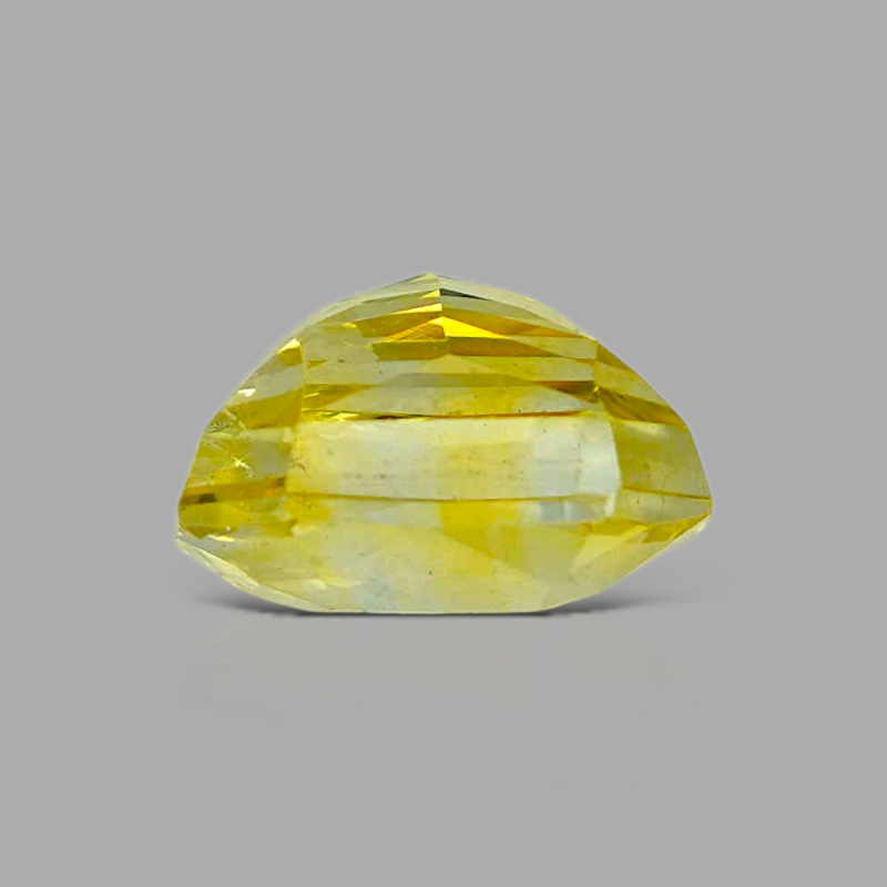 Yellow Sapphire 11.11x10.34x7.15mm Step Cut Octagon AA+ Loose Gemstone - 182631