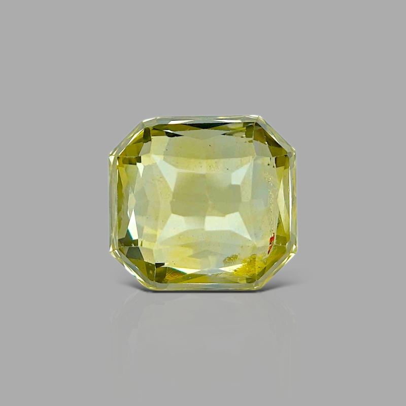 Yellow Sapphire 11.11x10.34x7.15mm Step Cut Octagon AA+ Loose Gemstone - 182631