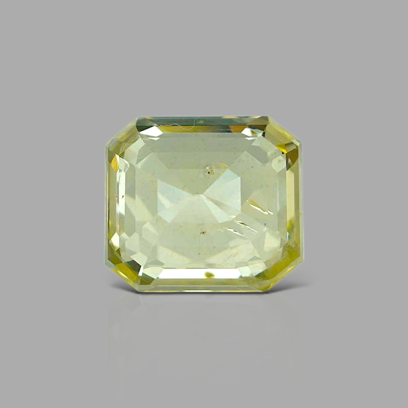 Yellow Sapphire 11.28x9.92x6.5mm Step Cut Octagon AA+ Loose Gemstone - 182615