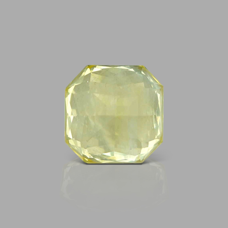 Yellow Sapphire 9.12mm Step Cut Octagon AA Loose Gemstone - RS-180495