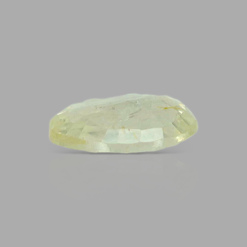 Yellow Sapphire 11.29x9.63x3.70mm Faceted Oval A Loose Gemstone - RS-182487