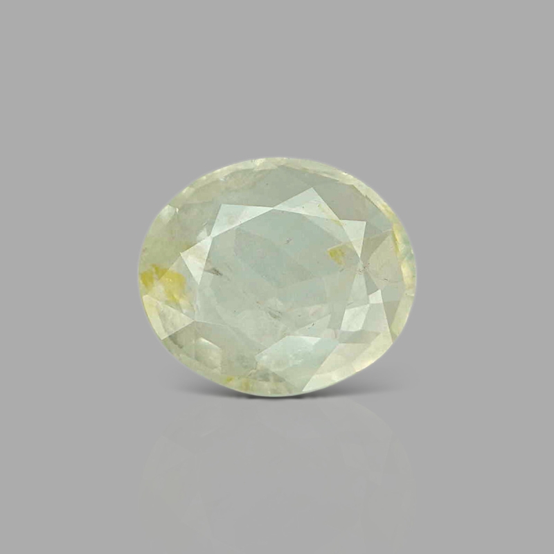 Yellow Sapphire 11.29x9.63x3.70mm Faceted Oval A Loose Gemstone - RS-182487