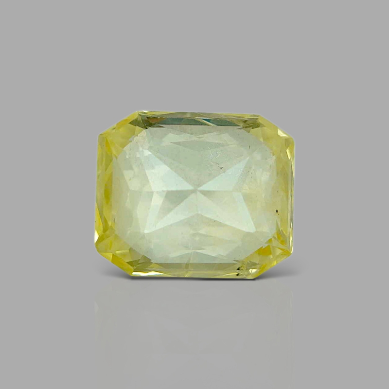 Yellow Sapphire 12.20x10.20x5.90mm Step Cut Octagon AA Loose Gemstone - RS-182484