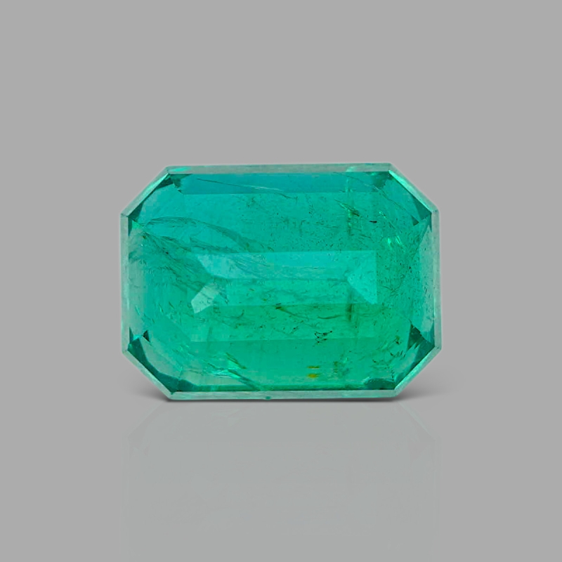 Emerald 12.82x9.39x8.10mm Step Cut Octagon AA+ Loose Gemstone - 182442