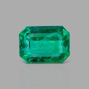 Emerald 12.82x9.39x8.10mm Step Cut Octagon AA+ Loose Gemstone - 182442