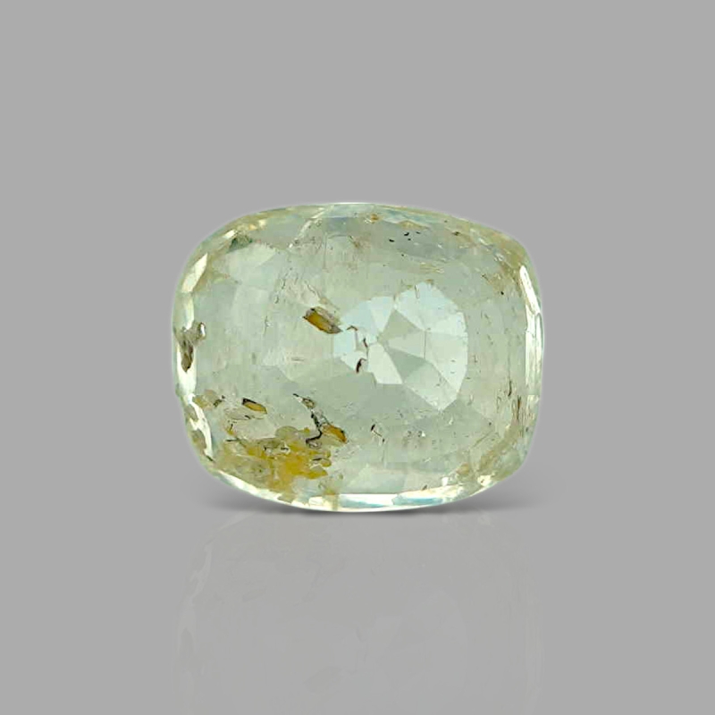 Yellow Sapphire 9.19X7.60x6.20mm Faceted Cushion B Loose Gemstone - 182229