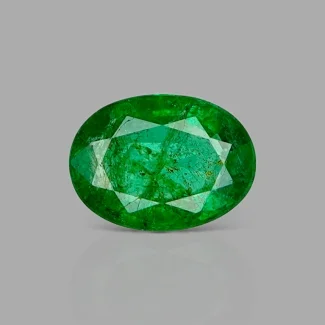 Emerald 9x6.5 Faceted Oval A+ Grade Loose Gemstone - EMEOV143126