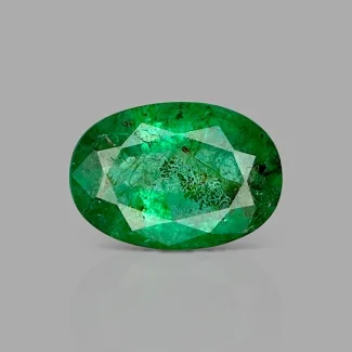 Emerald 10x7mm Faceted Oval A Grade Loose Gemstone - 143128