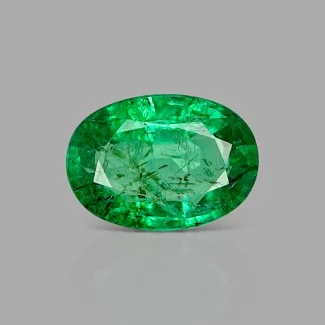 Emerald 9.89x7.04mm Faceted Oval A Grade Loose Gemstone - 148273
