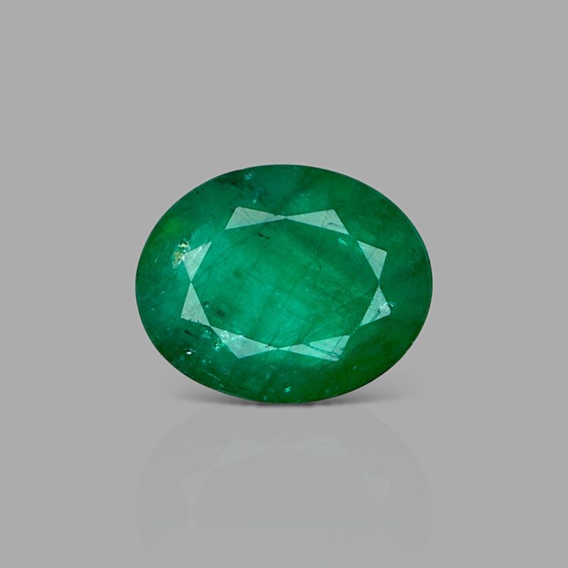 Emerald 10X8mm Faceted Oval A Grade Loose Gemstone - 157030