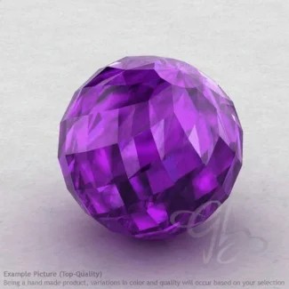 African Amethyst Round Shape Calibrated Beads