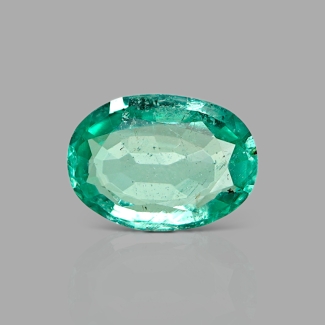 Emerald 10x7mm Faceted Oval A+ Grade Loose Gemstone - 157652