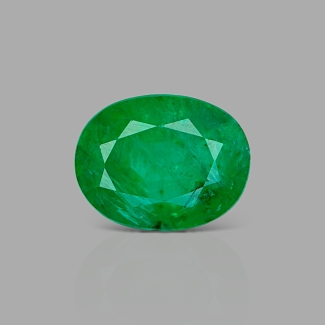 Emerald 10.95x8.56x6.18mm Faceted Oval A+ Grade Loose Gemstone - 159594