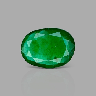 Emerald 12.08x8.88mm Faceted Oval A+ Grade Loose Gemstone - 159956