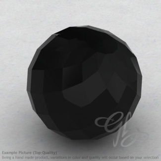 Black Onyx Round Shape Calibrated Beads