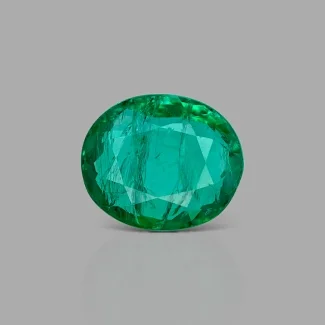 Emerald 10.47x8.78x5.15mm Faceted Oval AA Loose Gemstone - 182483