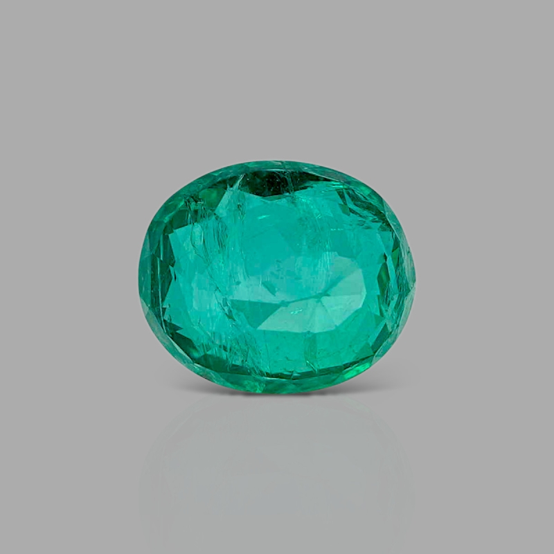 Emerald 10.47x8.78x5.15mm Faceted Oval AA Loose Gemstone - 182483