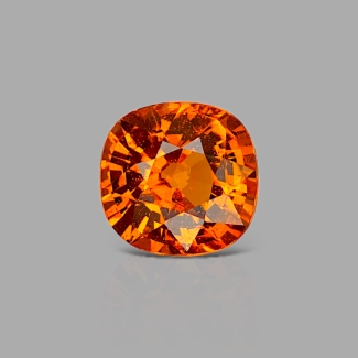 Spessartite Garnet 7.23x7.44mm Faceted Cushion AAA Grade Loose Gemstone - 153595