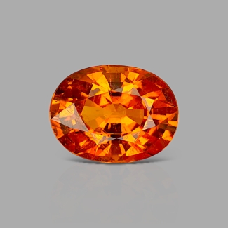 Spessartite Garnet 7.01x9.23mm Faceted Oval AA+ Grade Loose Gemstone - 153598