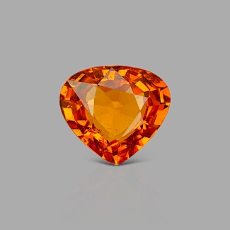 Spessartite Garnet 8.28x9.16mm Faceted Heart AAA Grade Loose Gemstone - 153600