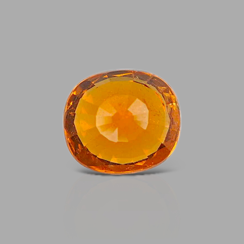 Spessartite Garnet 7.19x8.08mm Faceted Cushion AA+ Grade Loose Gemstone - 153603