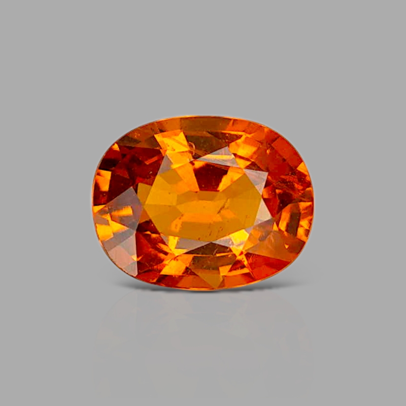 Spessartite Garnet 6.81x8.66mm Faceted Cushion AA+ Grade Loose Gemstone - 153605