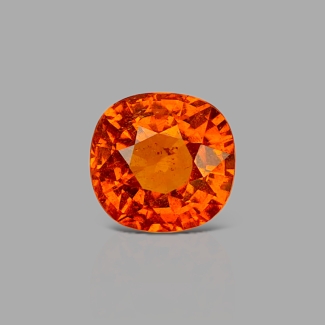 Spessartite Garnet 7.57x7.86mm Faceted Cushion AA Grade Loose Gemstone - 153608