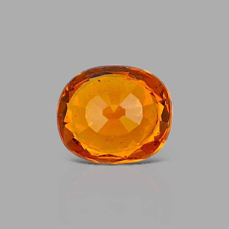 Spessartite Garnet 7.28x8.52mm Faceted Cushion AA+ Grade Loose Gemstone - 153609
