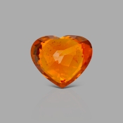 Spessartite Garnet 10.58x12.35mm Faceted Heart AA+ Grade Loose Gemstone - 153640