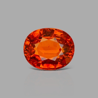 Spessartite Garnet 11.43x13.85mm Faceted Oval AA+ Grade Loose Gemstone - 153643