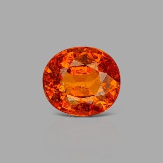 Spessartite Garnet 8.08x7.20mm Faceted Oval A Grade Loose Gemstone - 157557