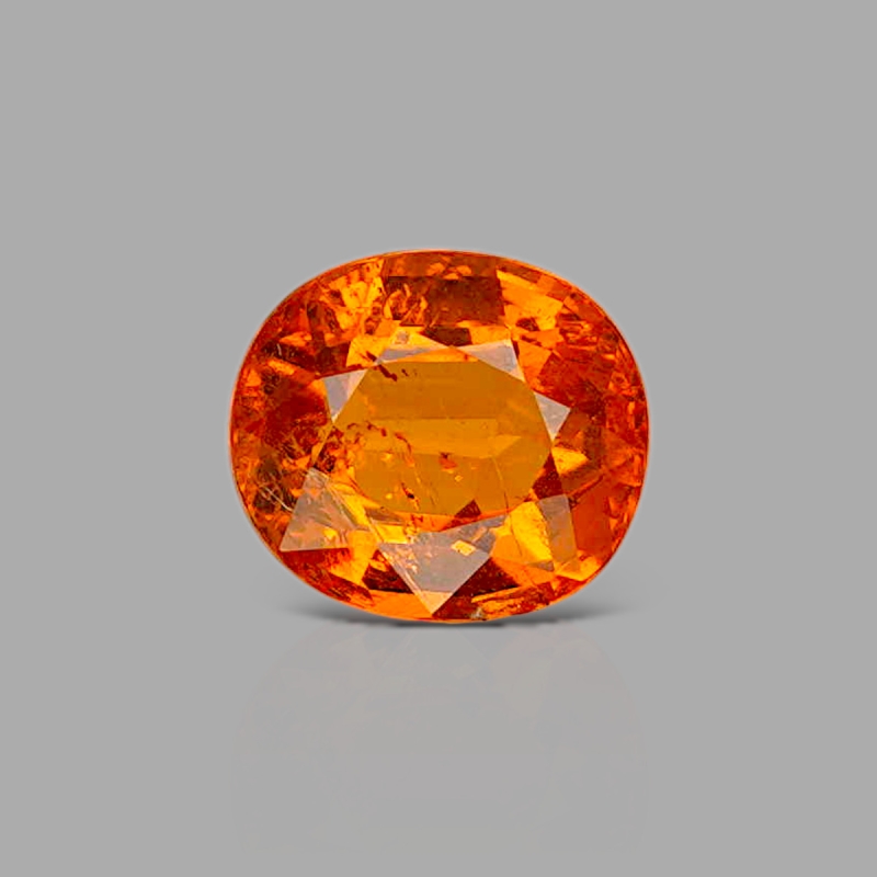 Spessartite Garnet 7.83x6.91mm Faceted Oval AA+ Grade Loose Gemstone - 157560