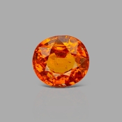 Spessartite Garnet 8.29x7.66mm Faceted Oval AA Grade Loose Gemstone - 157561