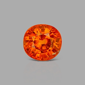 Spessartite Garnet 7x6.64mm Faceted Oval AA Grade Loose Gemstone - 157566